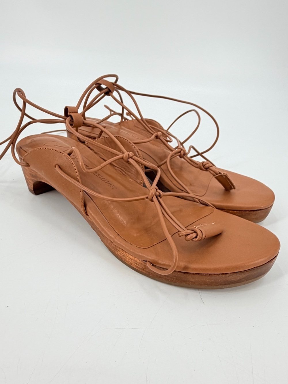 Vix Paula Hermanny Strappy Ankle Wrap Sandals 8